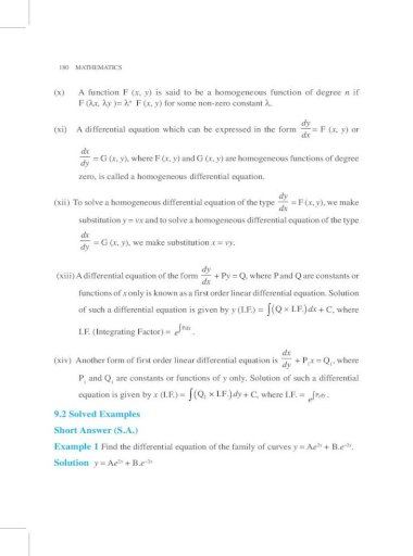Unit 9 Differential Equations