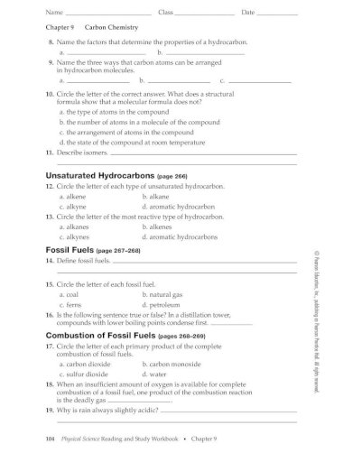 Of carbon worksheet the chemistry CBSE Class