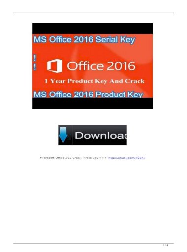 activation key for microsoft office mac 2016 pirate