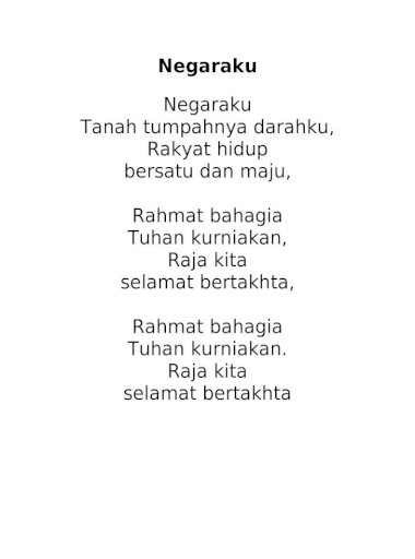 Lirik Lagu Ibu Pertiwiku : Lagu Malaysia Ibu / Lirik dan musik :late
