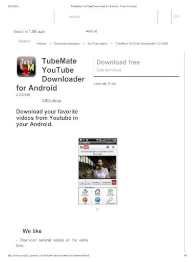 tubemate youtube download free