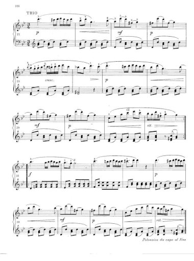 Polonez B Dur Op Posth F Chopin