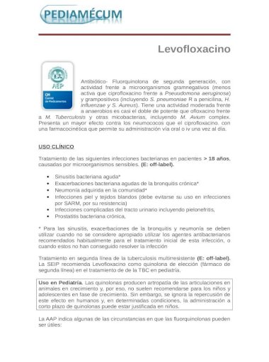 levofloxacino prostatitis cronica)