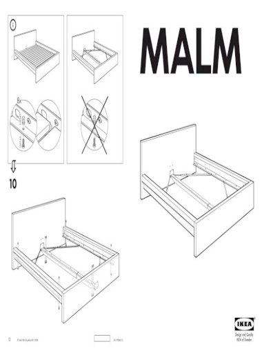 Ikea Malm Bed Assembly Instructions Queen, Ikea Malm Full Size Bed Frame Instructions
