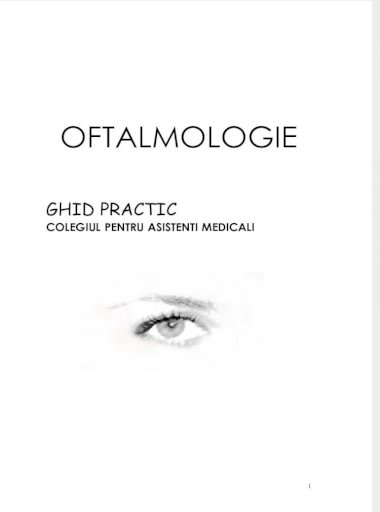 ghiduri pentru oftalmologie