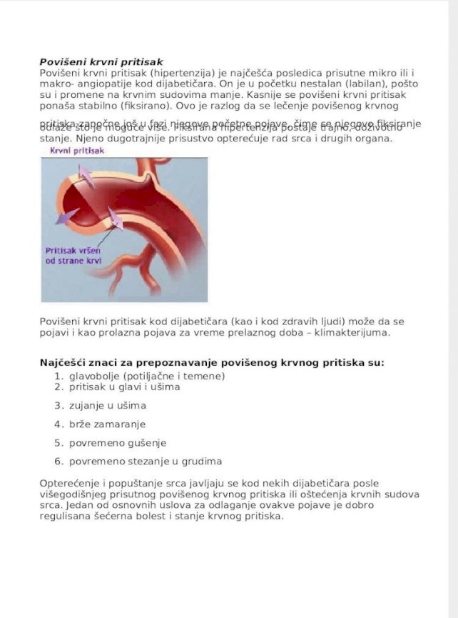 karakteristike bolesti hipertenzije)