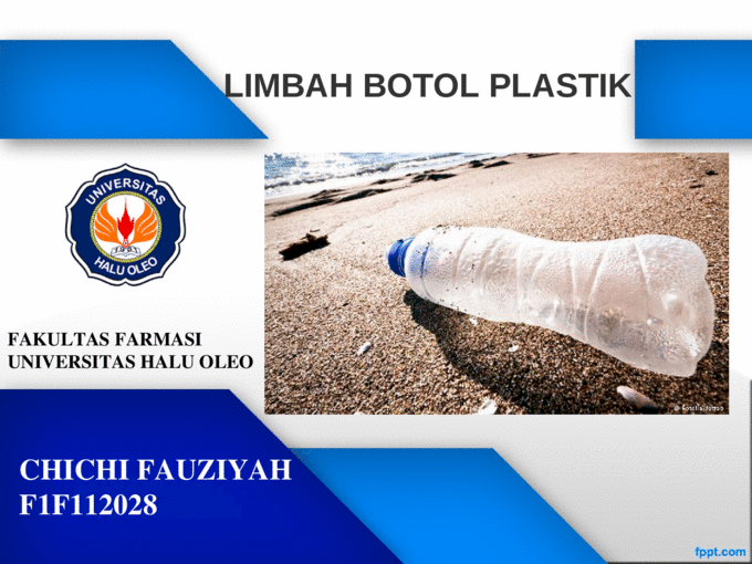 Pengolahan Limbah  Botol  Plastik  ppt