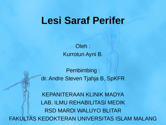 Lesi Saraf Perifer